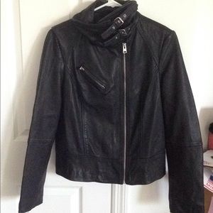 All Saints belvedere leather moto jacket